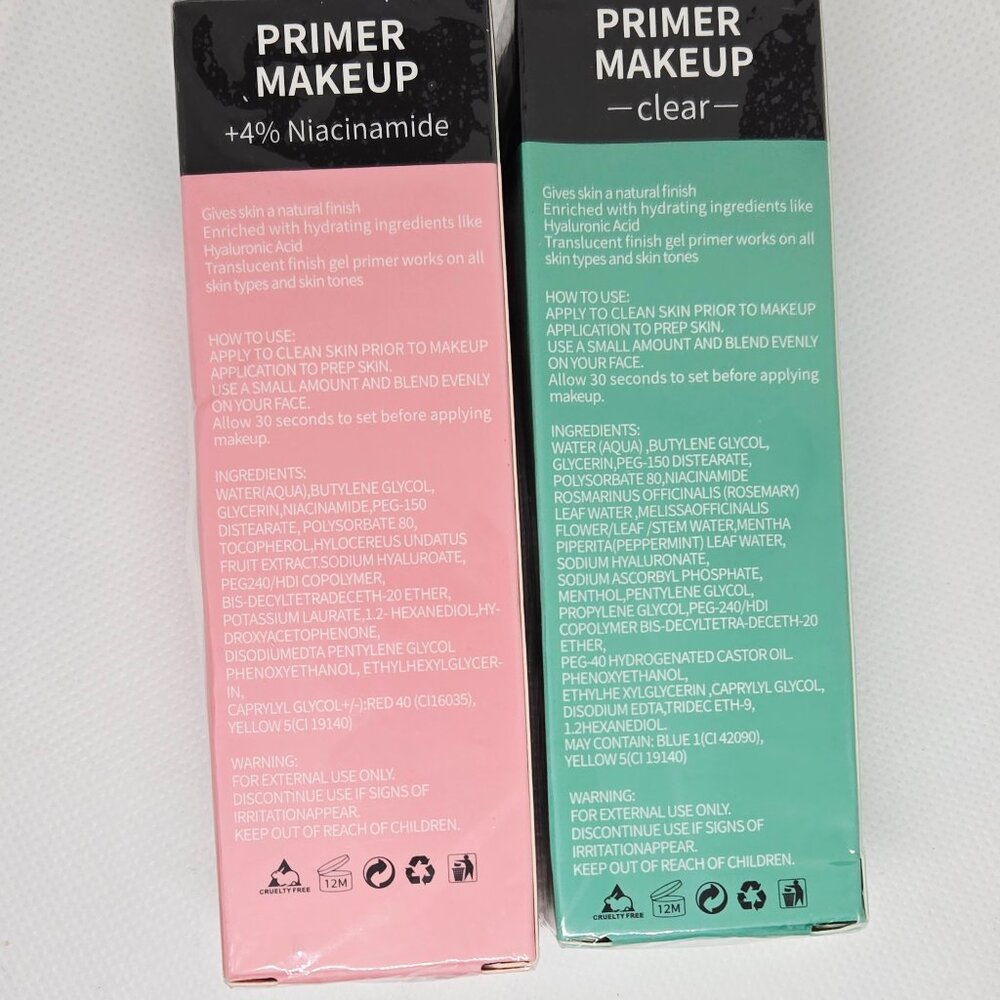 NEW SNAILGIRL PRIMER MAKEUP CLEAR & PRIMER MAKEUP + 4% NIACINAMIDE - Picture 7 of 11
